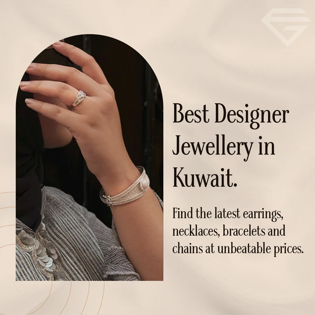 Best Designer Jewellery in Kuwait. Find the latest earrings, necklaces, bracelets and chains at unbeatable prices.