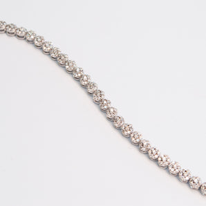 DIAMOND BEADED TENNIS BRACELET