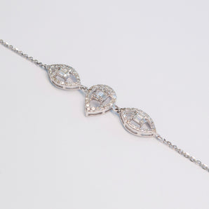 DIAMOND TEAR DROP BRACELET