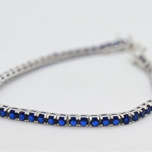 BLUE ZIRCON TENNIS BRACELET