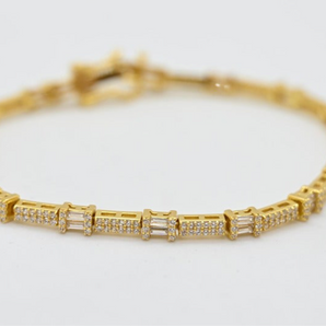 GOLD-PLATED STERLING SILVER ZENITH BRACELET