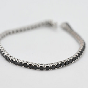 BLACK ZIRCON TENNIS BRACELET