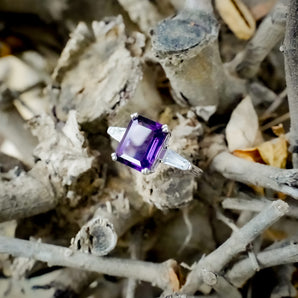 ROYAL AMETHYST STATEMENT RING