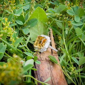 GOLDEN SUN CITRINE RING