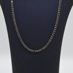 BLACK ZIRCON TENNIS NECKLACE