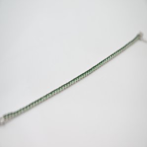 GREEN ZIRCON TENNIS BRACELET