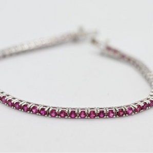 PINK ZIRCON TENNIS BRACELET