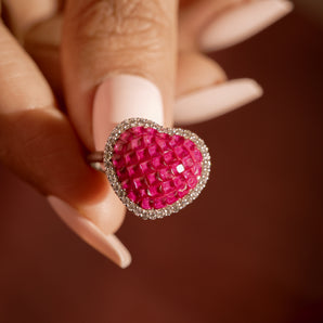 RUBILITE HEART RING