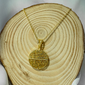 GOLDEN TURKISH ROUND NECKLACE