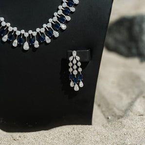 AZURE MARQUISE NECKLACE SET