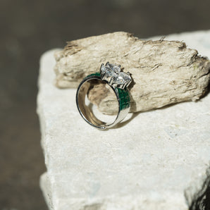 VERDANT BLOOM STERLING RING