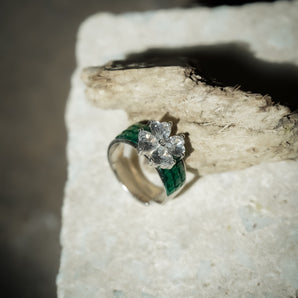 VERDANT BLOOM STERLING RING