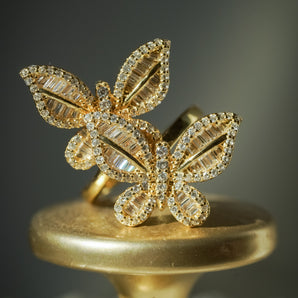 GOLDEN BUTTERFLY RING
