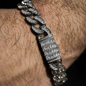 PAVE CUBAN MEN'S BRACELET