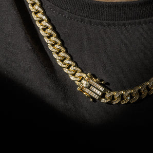 GOLD PAVE CUBAN CHAIN